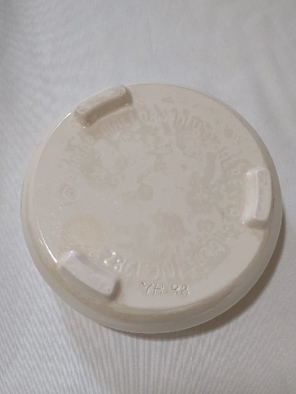 Vintage Crane Ceramic Trinket Box